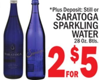 C Town Saratoga sparkling water offer