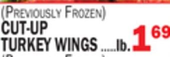 C Town Cut-up turkey wings offer