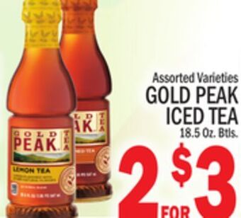 C Town Gold peak iced tea offer