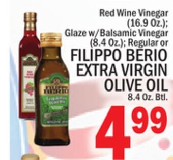 C Town Filippo berio extra virgin olive oil 8.4 oz. btl offer