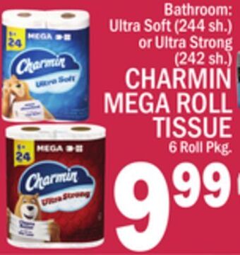 C Town Charmin mega roll tissue offer