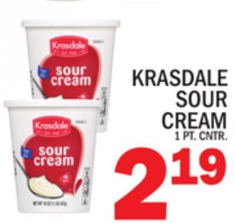 C Town Krasdale sour cream offer