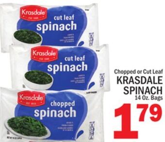 C Town Krasdale spinach offer