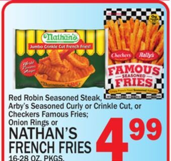 C Town Nathan's french fries offer
