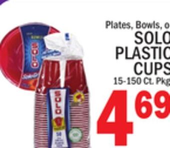 C Town Solo plastic cups offer