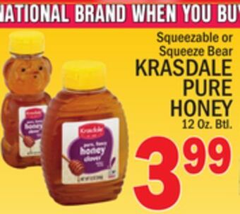 C Town Krasdale pure honey offer