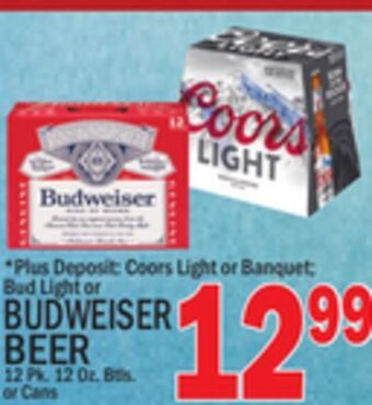 C Town Budweiser beer offer