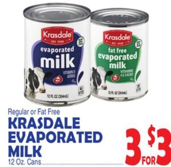 Bravo Supermarkets Krasdale evaporated milk offer