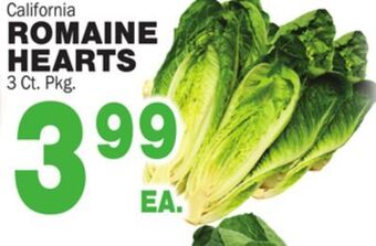 Bravo Supermarkets Romaine hearts offer