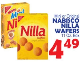 Bravo Supermarkets Nabisco nilla wafers offer