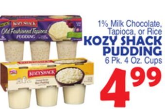 Bravo Supermarkets Kozy shack pudding offer