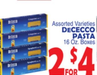Bravo Supermarkets Dececco pasta offer