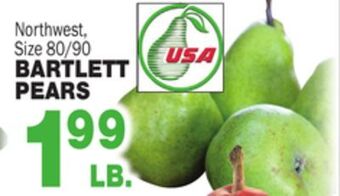 Bravo Supermarkets Bartlett pears offer