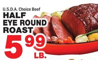 Bravo Supermarkets Half eye round roast offer