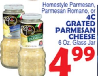 Bravo Supermarkets 4c grated parmesan cheese offer