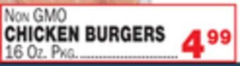Bravo Supermarkets Chicken burgers offer