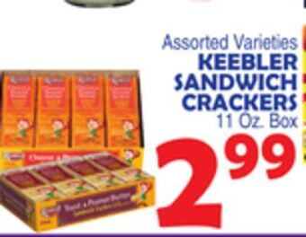Bravo Supermarkets Keebler sandwich crackers offer