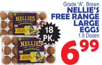 Bravo Supermarkets Nellie's free range large eggs offer