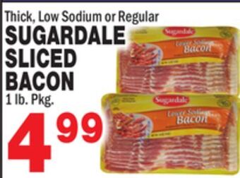 Bravo Supermarkets Sugardale sliced bacon offer