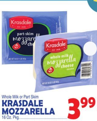 Bravo Supermarkets Krasdale mozzarella offer