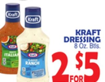 Bravo Supermarkets Kraft dressing offer