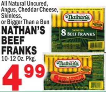 Bravo Supermarkets Nathan's beef franks offer