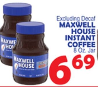 Bravo Supermarkets Maxwell house instant coffee offer