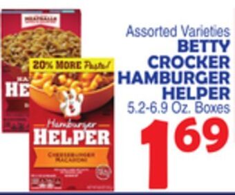 Bravo Supermarkets Betty crocker hamburger helper offer