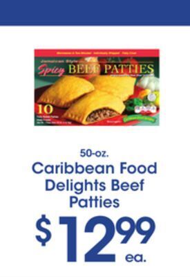 Price Rite Caribbean food delights beef patties offer