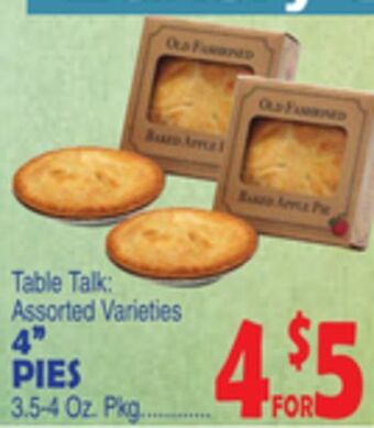 Bravo Supermarkets 4 pies offer