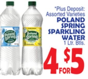 Bravo Supermarkets Poland spring sparkling water offer