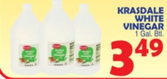 Bravo Supermarkets Krasdale white vinegar offer