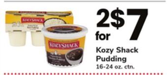 ACME Kozy shack pudding offer