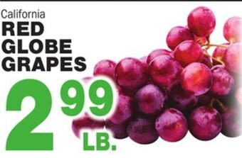 Bravo Supermarkets Red globe globe grapes offer