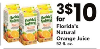 ACME Florida's natural orange juice offer