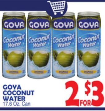 Bravo Supermarkets Goya coconut water offer