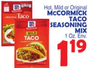 Bravo Supermarkets Mccormick taco seasoning mix offer