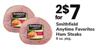 ACME Smithfield anytime favorites ham steaks offer