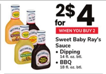 ACME Sweet baby ray's sauce offer