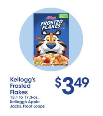 Price Rite Kellogg's frosted flakes offer