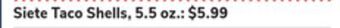 ACME Siete taco shells offer