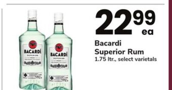 ACME Bacardi superior rum offer