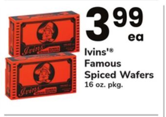 ACME Ivins' famous spiced wafers offer