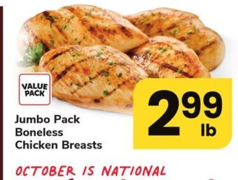 ACME Jumbo pack boneless chicken breasts offer