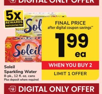 ACME Soleil sparkling water offer