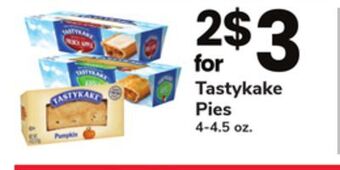 ACME Tastykake pies offer