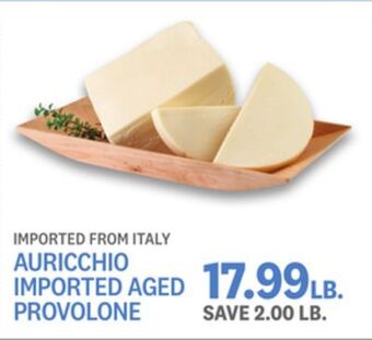 Kings Food Markets Auricchio imported aged provolone offer