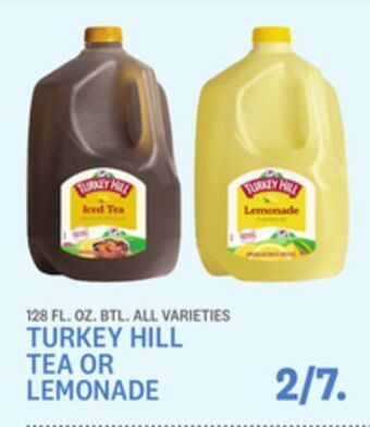 Kings Food Markets Turkey hill tea or lemonade offer