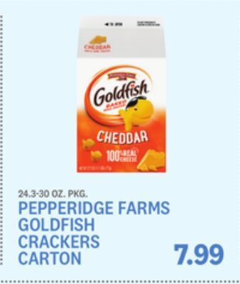 Kings Food Markets Pepperidge farms goldfish crackers carton offer