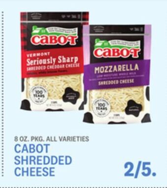 Kings Food Markets Cabot shredded cheese offer